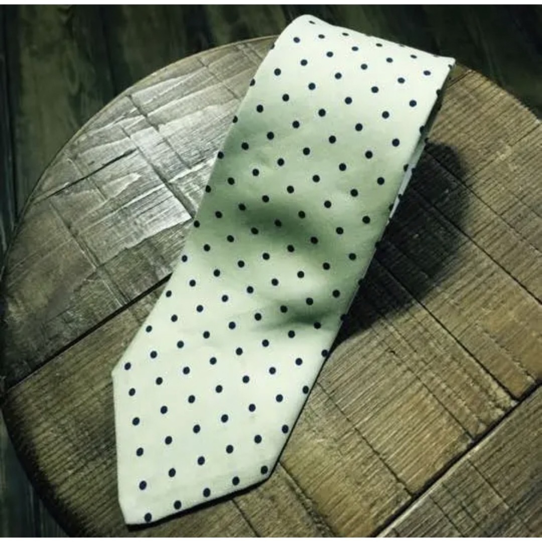 Brooks Brothers(ブルックスブラザース)の80's Brooks Brothers Polkadot Tie メンズのファッション小物(ネクタイ)の商品写真