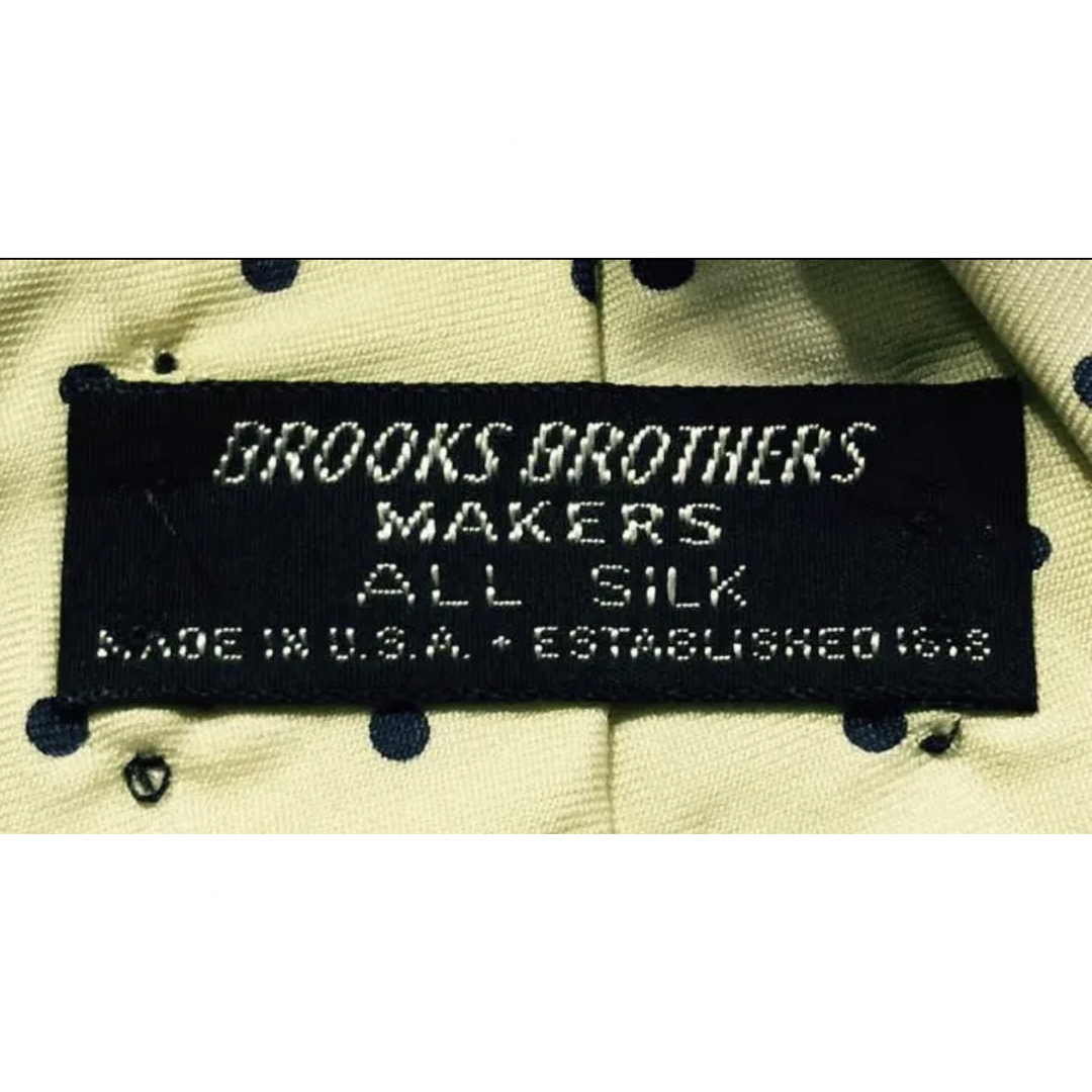 Brooks Brothers(ブルックスブラザース)の80's Brooks Brothers Polkadot Tie メンズのファッション小物(ネクタイ)の商品写真