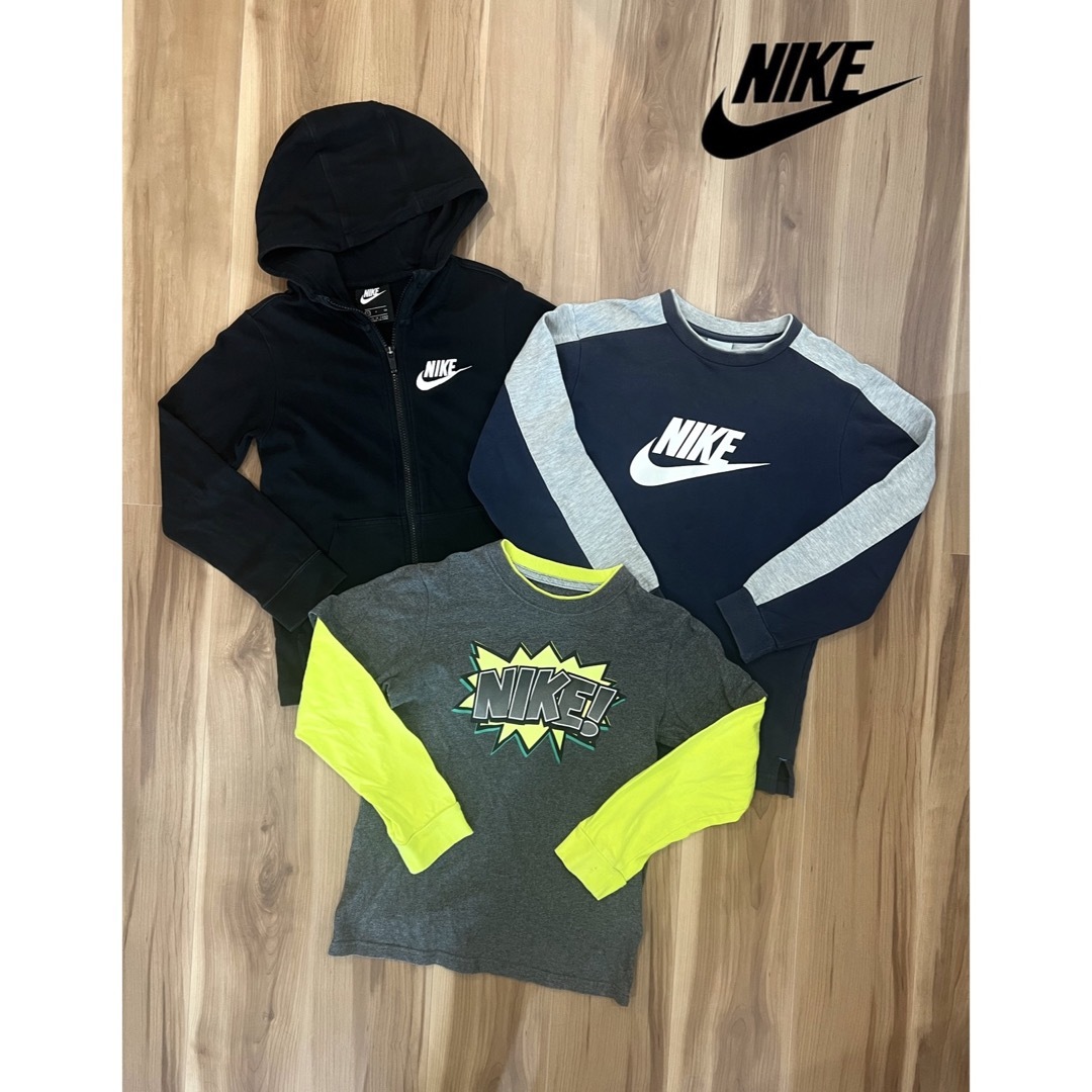 NIKE キッズ　140 S トレーナー　パーカー　まとめ売り　お買い得 キッズ/ベビー/マタニティのキッズ服男の子用(90cm~)(Tシャツ/カットソー)の商品写真