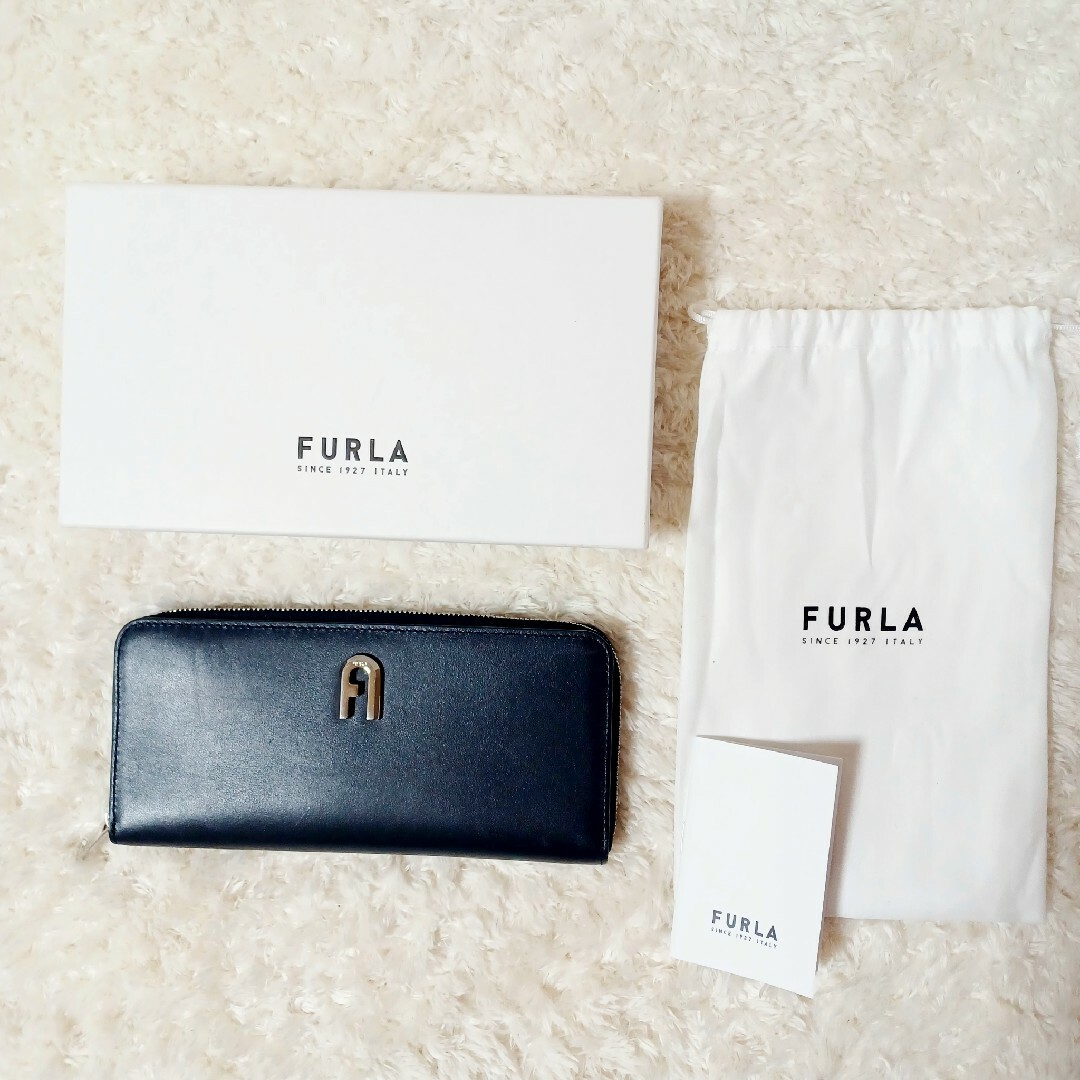 フルラ FURLA 長財布 ネイビー - 長財布