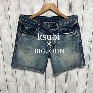 スビ(ksubi)のksubi×BIGJOHN ユーズド加工デニムショートパンツ！(ショートパンツ)