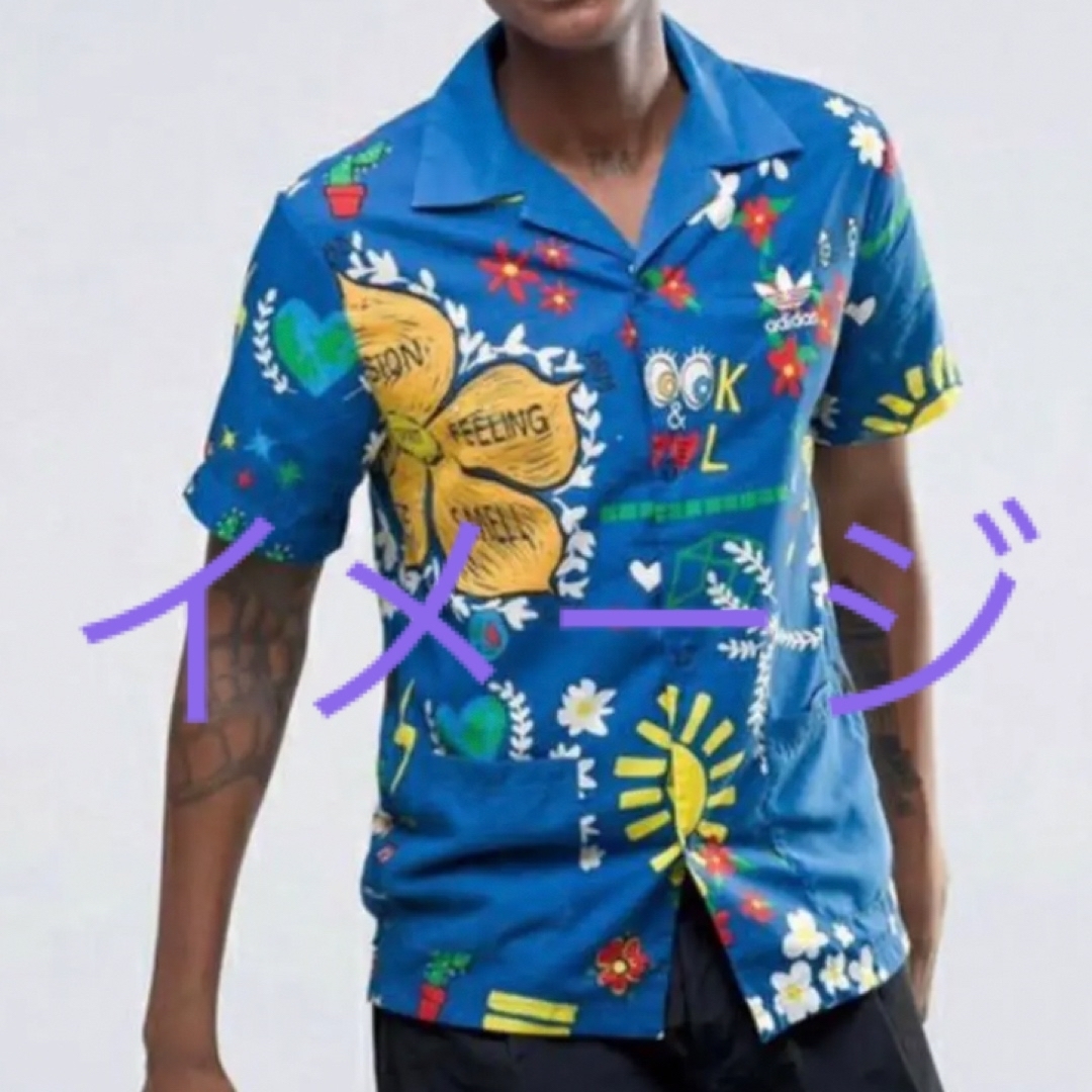 adidas(アディダス)のadidas × PHARRELL WILLIAMS  アロハシャツ メンズのトップス(シャツ)の商品写真