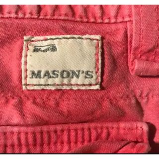 メイソンズ(MASON'S)のMason's Faded Red Embroidery Cargo Pants(ワークパンツ/カーゴパンツ)