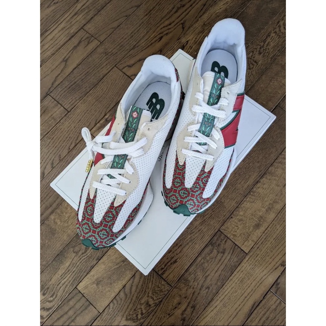 New Balance - ニューバランス 327 カサブランカ レッド New Balance - ニューバランス 327 カサブランカ レッド