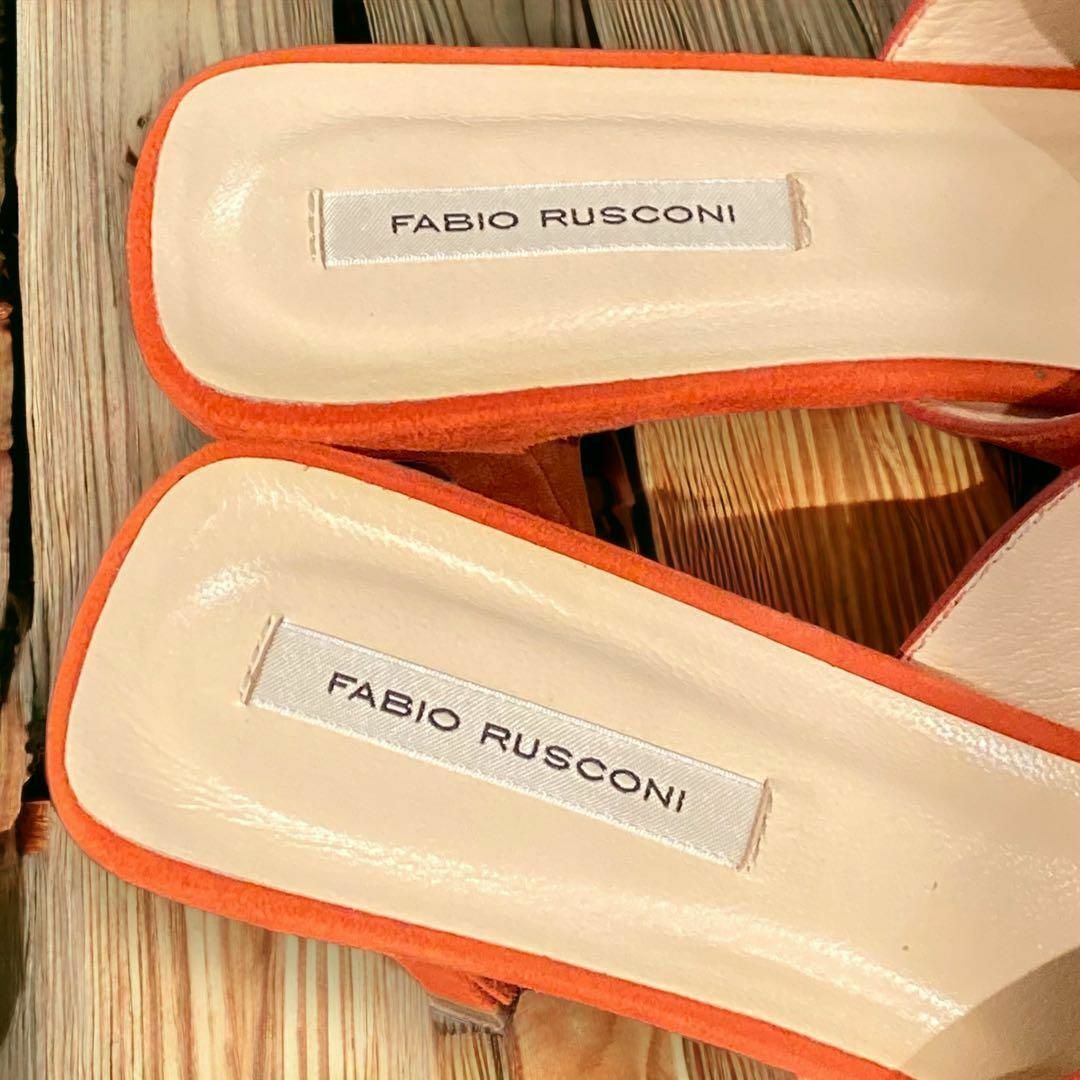 【美品】Fabio Rusconi ファビオルスコーニ スクエアトゥ　38 レディースの靴/シューズ(ハイヒール/パンプス)の商品写真