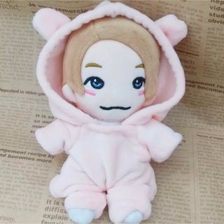 ジャニーズ(Johnny's)の【 ハンドメイド 】ちびぬい くまみみパーカー ピンク 関ジュ(アイドルグッズ)