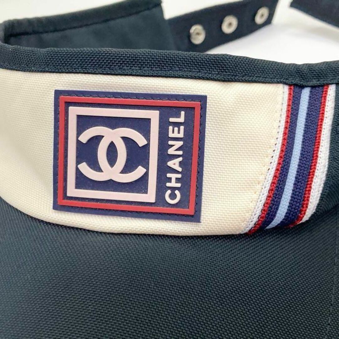 CHANEL(シャネル)のCHANEL スポーツ サンバイザー サンシールド キャップ 帽子 レディースの帽子(キャップ)の商品写真