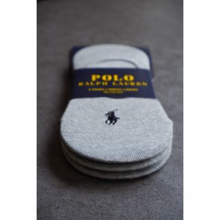 ポロラルフローレン(POLO RALPH LAUREN)のPOLOラルフローレン【レディース3足セット】フットカバー【新品】グレー(ソックス)