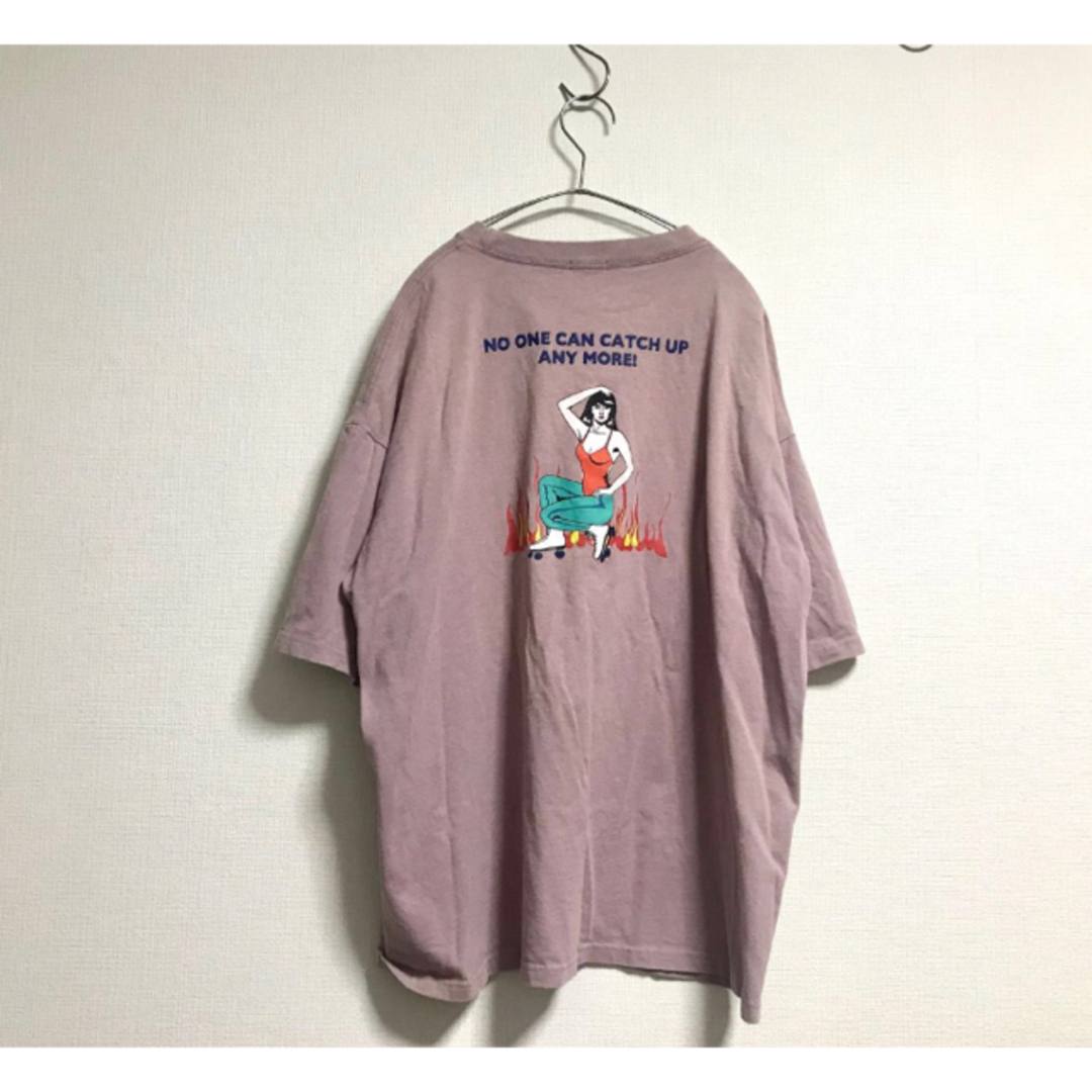 FREAK'S STORE(フリークスストア)のFREAK'S STORE フリークスストア　ビッグTシャツ　半袖　パープル メンズのトップス(Tシャツ/カットソー(半袖/袖なし))の商品写真