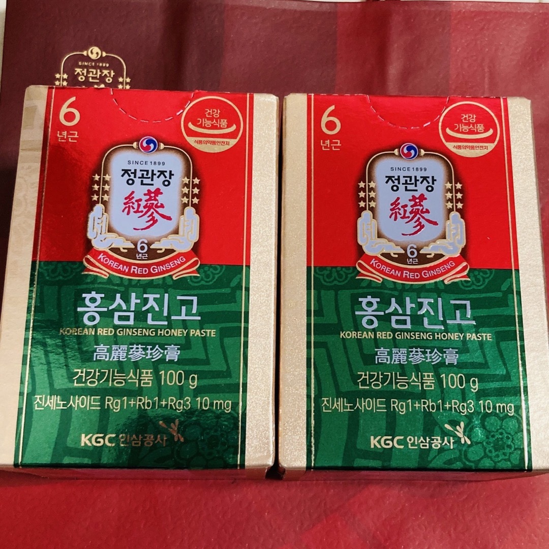 新品未開封 正官庄高麗人参　高麗蔘珍膏  100g x 2箱