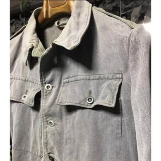 ミリタリー(MILITARY)の40'sSwiss Armed Forces Gray Denim Jacket(ミリタリージャケット)