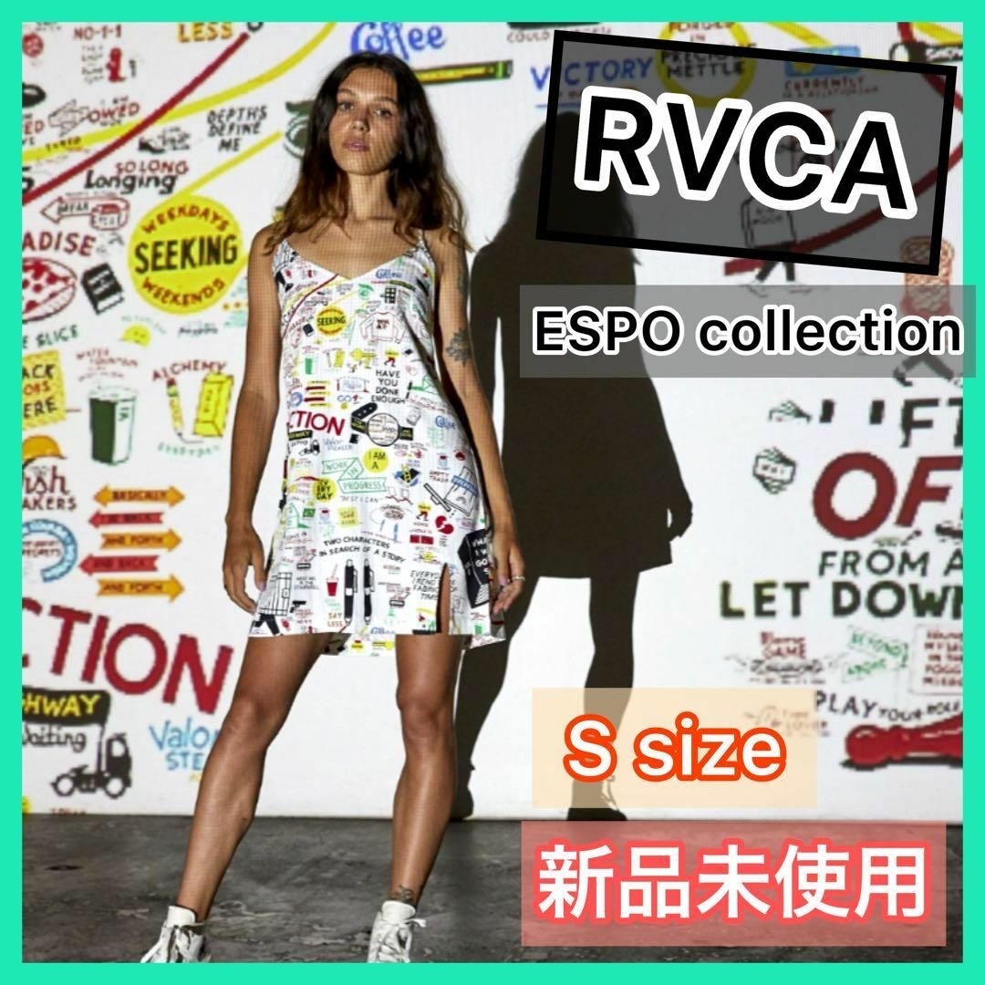 【未使用】 RVCA ミニワンピース ESPO デザイナーコラボ Sサイズ