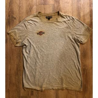 ハーレーダビッドソン(Harley Davidson)のサイズXL！Harley-Davidsonヴィンテージ加工刺繍ロゴTシャツ 古着(Tシャツ/カットソー(半袖/袖なし))