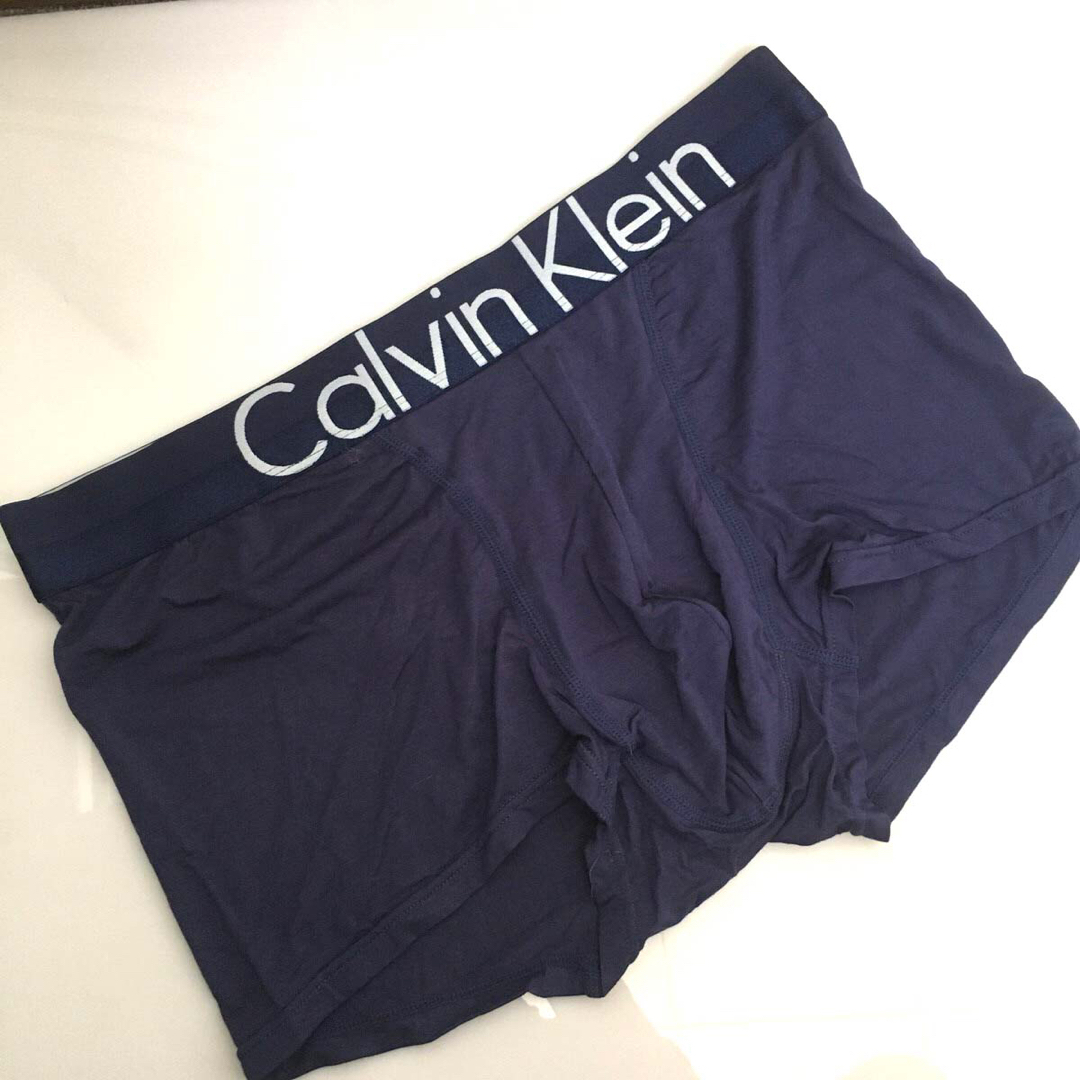 Calvin Klein(カルバンクライン)のカルバンクライン メンズ　ボクサーパンツ　ネイビー　S メンズのアンダーウェア(ボクサーパンツ)の商品写真