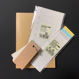 ムジルシリョウヒン(MUJI (無印良品))のMUJI 無印良品　文具セット(ノート・付箋・単語カード)(ノート/メモ帳/ふせん)