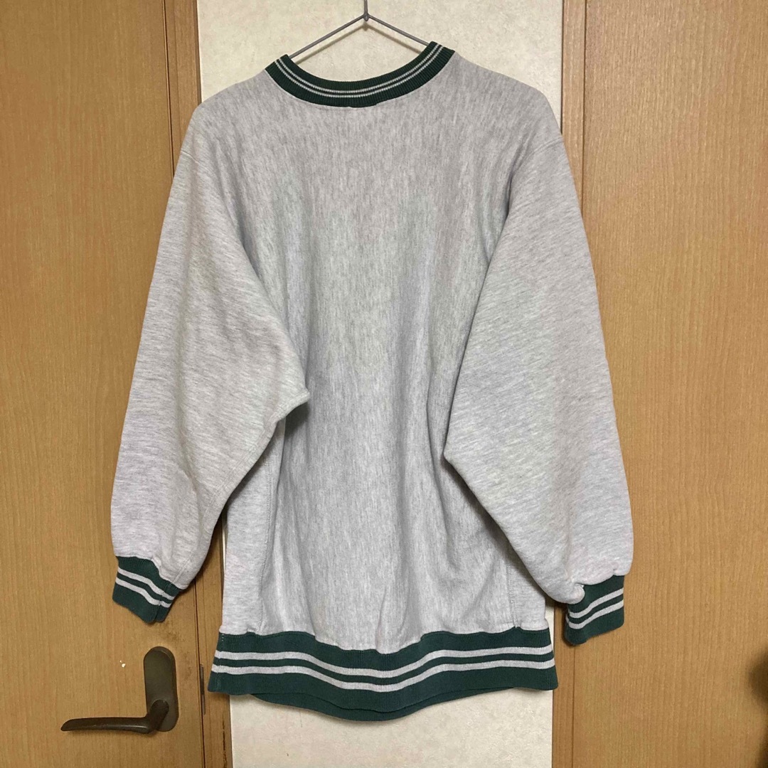 激レア XL 美品 黒 90s 刺繍タグ チャンピオンリバースウィーブスウェット