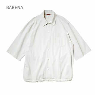 大きいサイズ イタリア BARENA バレナ コットンジャケット オフホワイト