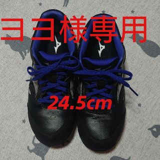 ミズノ(MIZUNO)のミズノ安全靴オールマイティー　黒／青　24.5cm(その他)