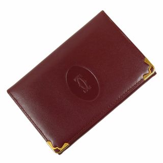 カルティエ(Cartier)のCartier カルティエ マスト 名刺入れ カードケース カーフレザー 旧型(名刺入れ/定期入れ)