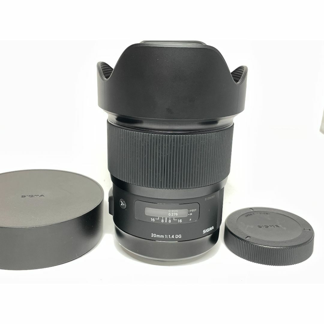 動作コンディション極上品 シグマ 20mm F1.4 DG HSM Art シグマSA