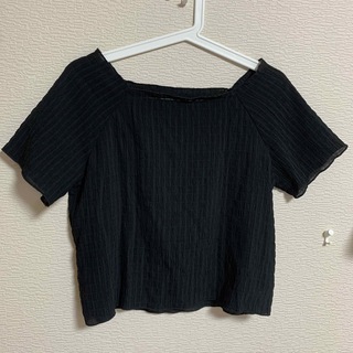 レトロガール(RETRO GIRL)のレトロガール　ブラック　無地　半袖　レディース(Tシャツ(半袖/袖なし))