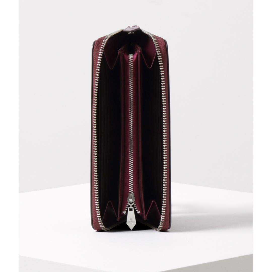 Vivienne Westwood(ヴィヴィアンウエストウッド)の【新品未使用】ヴィヴィアン Vivienne パープル あずき色 長財布 箱付き メンズのファッション小物(長財布)の商品写真