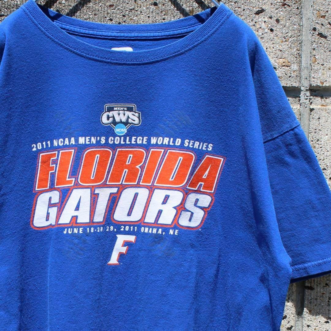 人気銘柄 フロリダ大学 FLORIDA GATORS  Tシャツ秋冬ものの古着