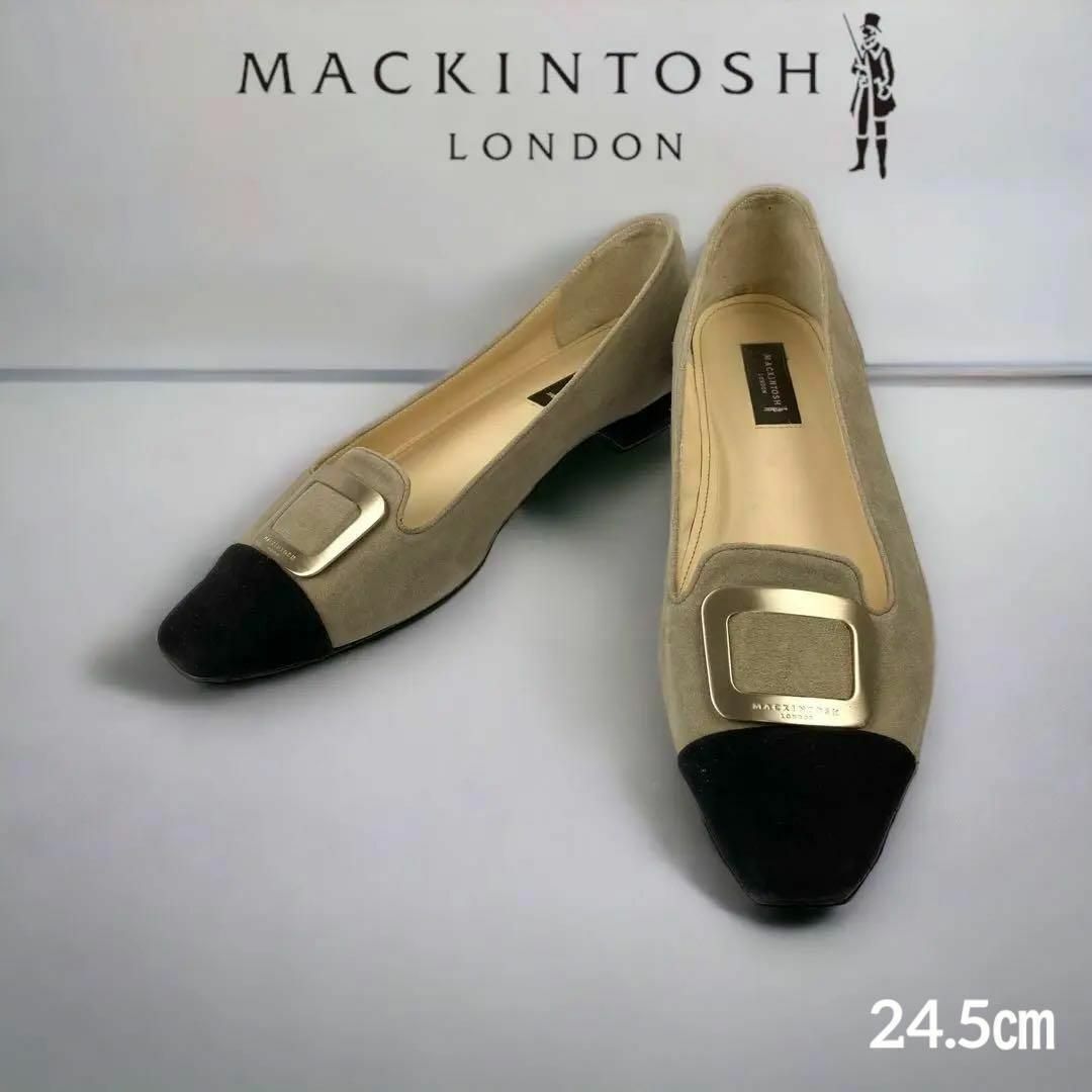 MACKINTOSH LONDON   バックルモチーフカッターパンプス