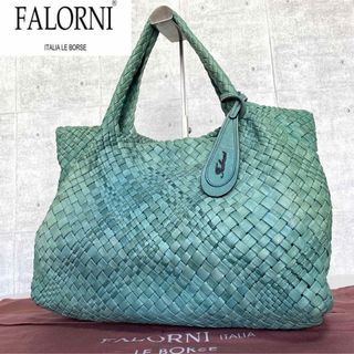 FALORNI - 【FALORNI】イントレチャート エメラルド ラムレザー F875