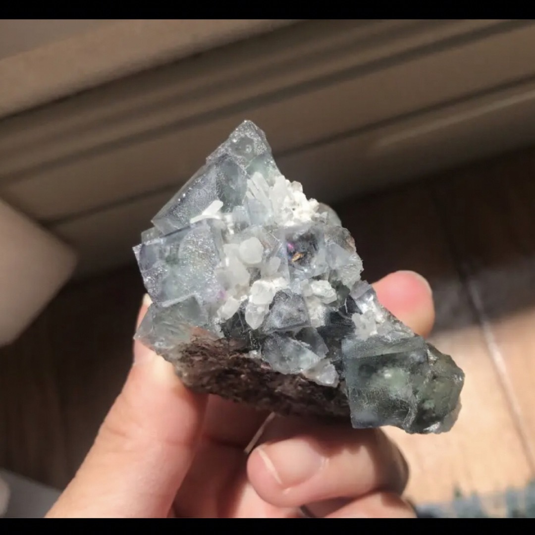 ナミビア オコルス産 フローライト クオーツ 共生鉱物