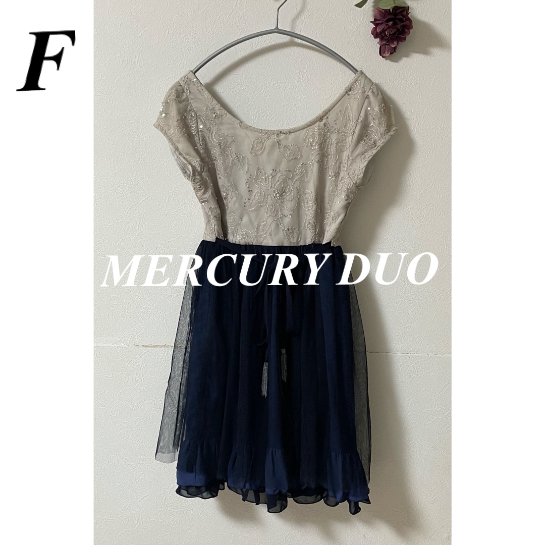 MERCURYDUO(マーキュリーデュオ)のMERCURY DUO マーキュリーデュオ ドレス ワンピース レディースのワンピース(ミニワンピース)の商品写真