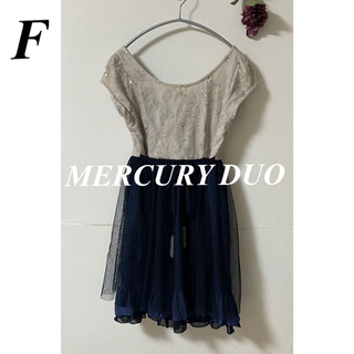 マーキュリーデュオ(MERCURYDUO)のMERCURY DUO マーキュリーデュオ ドレス ワンピース(ミニワンピース)
