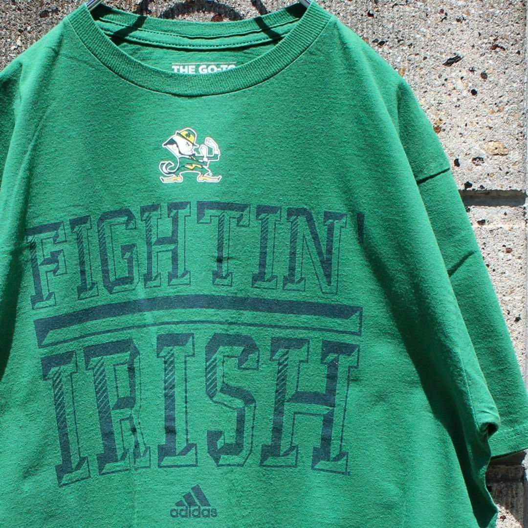 Tシャツの古着adidas × ノートルダム大学 FIGHTIN' IRISH Tシャツ