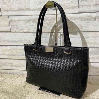 ボッテガヴェネタ(Bottega Veneta)のボッテガヴェネタ　トートバッグ　イントレチャート　レザー　ブラック(トートバッグ)