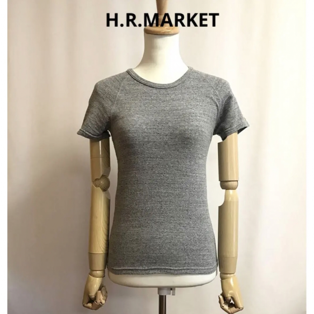 HOLLYWOOD RANCH MARKET(ハリウッドランチマーケット)のH.R.MARKET ストレッチフライスショートスリーブ Tシャツ　ユニセックス メンズのトップス(Tシャツ/カットソー(半袖/袖なし))の商品写真