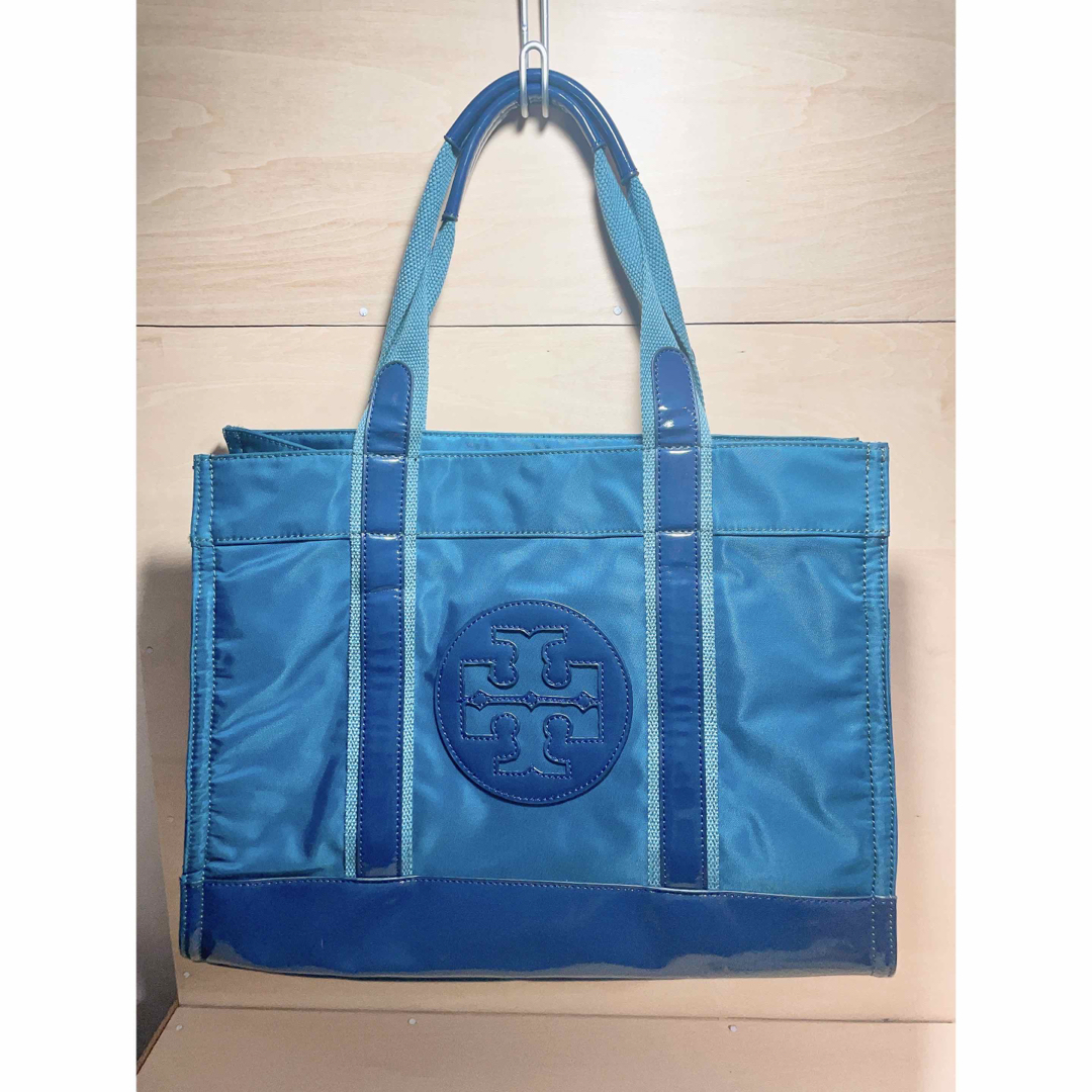 美品★ トリーバーチ TORY BURCH トートバッグ ナイロン エラレディース