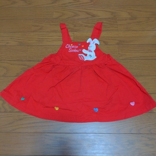 ミキハウス(mikihouse)のミキハウスジャンパースカート　１００サイズ(スカート)