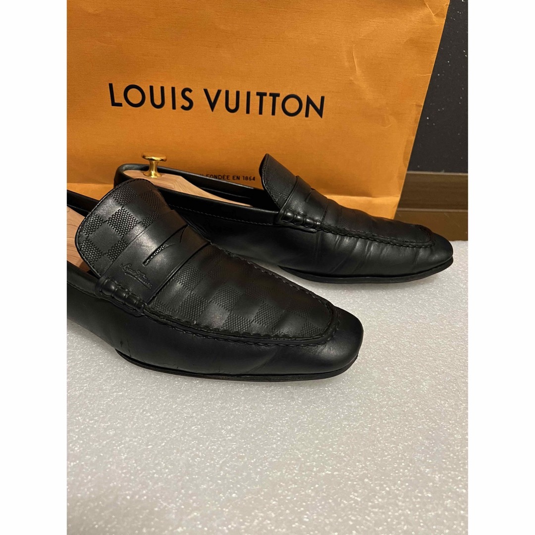 LOUIS VUITTON(ルイヴィトン)の★人気★ ヴィトン オールレザー ローファー ドライビング サイズ10 29cm メンズの靴/シューズ(ドレス/ビジネス)の商品写真