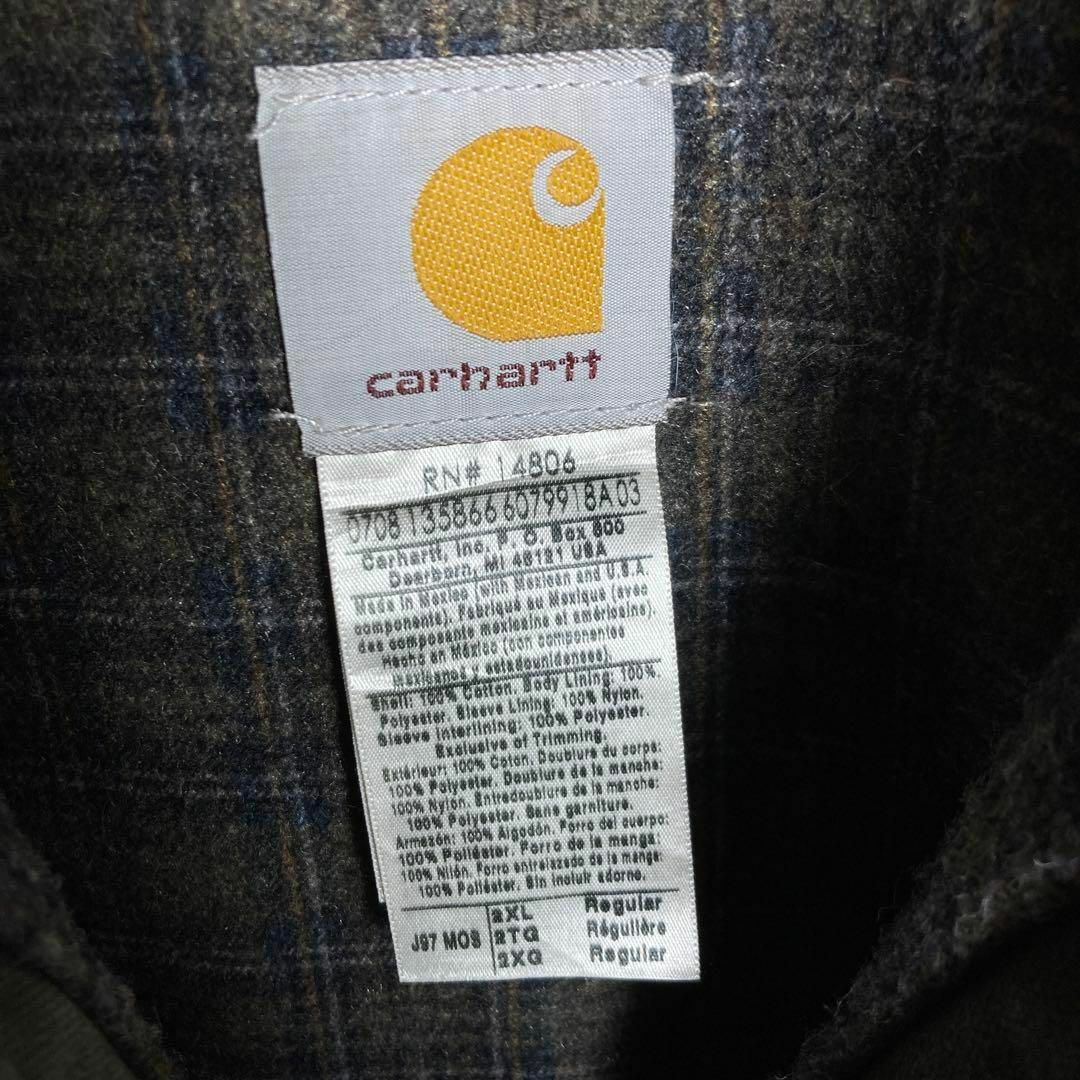 carhartt - 【希少2XLサイズ】カーハート デトロイトジャケット 革ロゴ