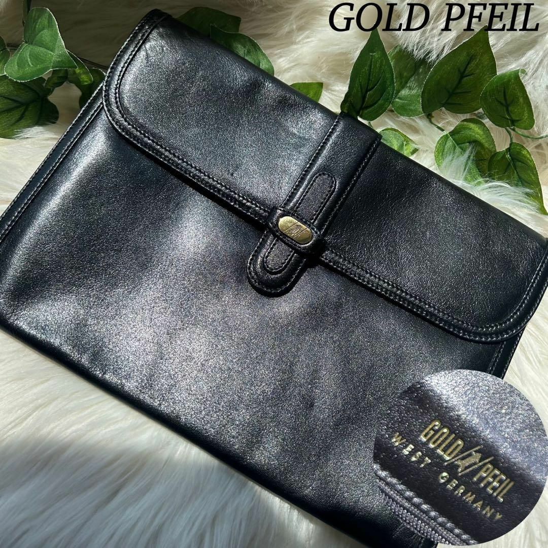 GOLD PFEIL - ゴールドファイル クラッチバッグ セカンドバッグ 鞄