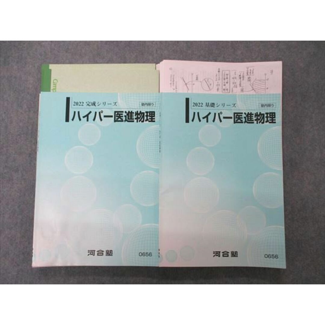 UH06-009 河合塾 ハイパー医進物理 テキスト 通年セット 2022 計2冊 26S0D記名の有無