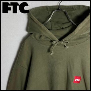 【美品】FTC x PEANUTS　ビッグロゴ入りコラボパーカー　人気Lサイズ