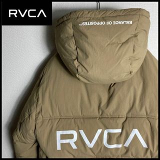 値下げ交渉不可ルーカ RVCA バックロゴ ダウンジャケット L【新品 送料