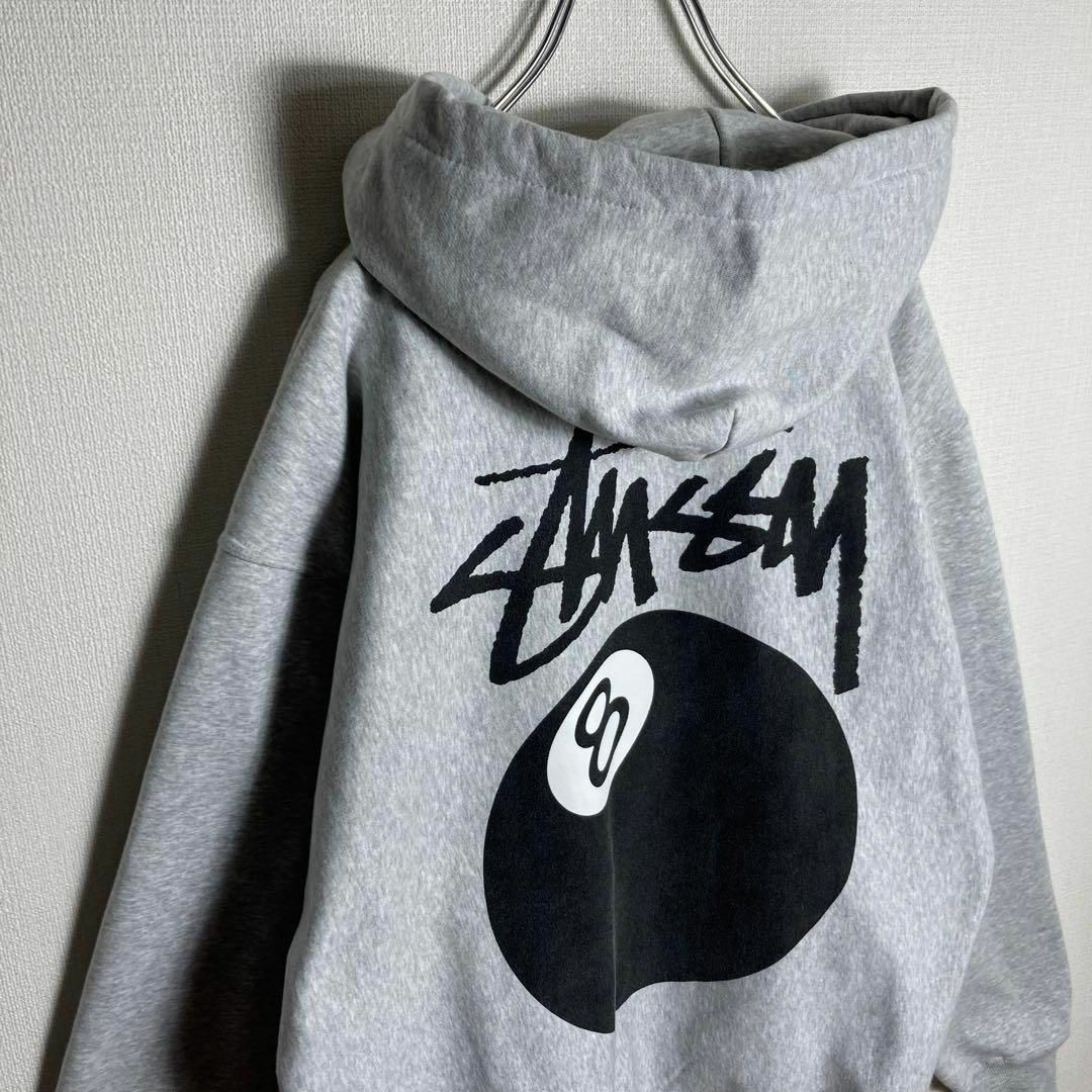 STUSSY - 【極美品】ステューシー 8ボール フルジップパーカー 入手