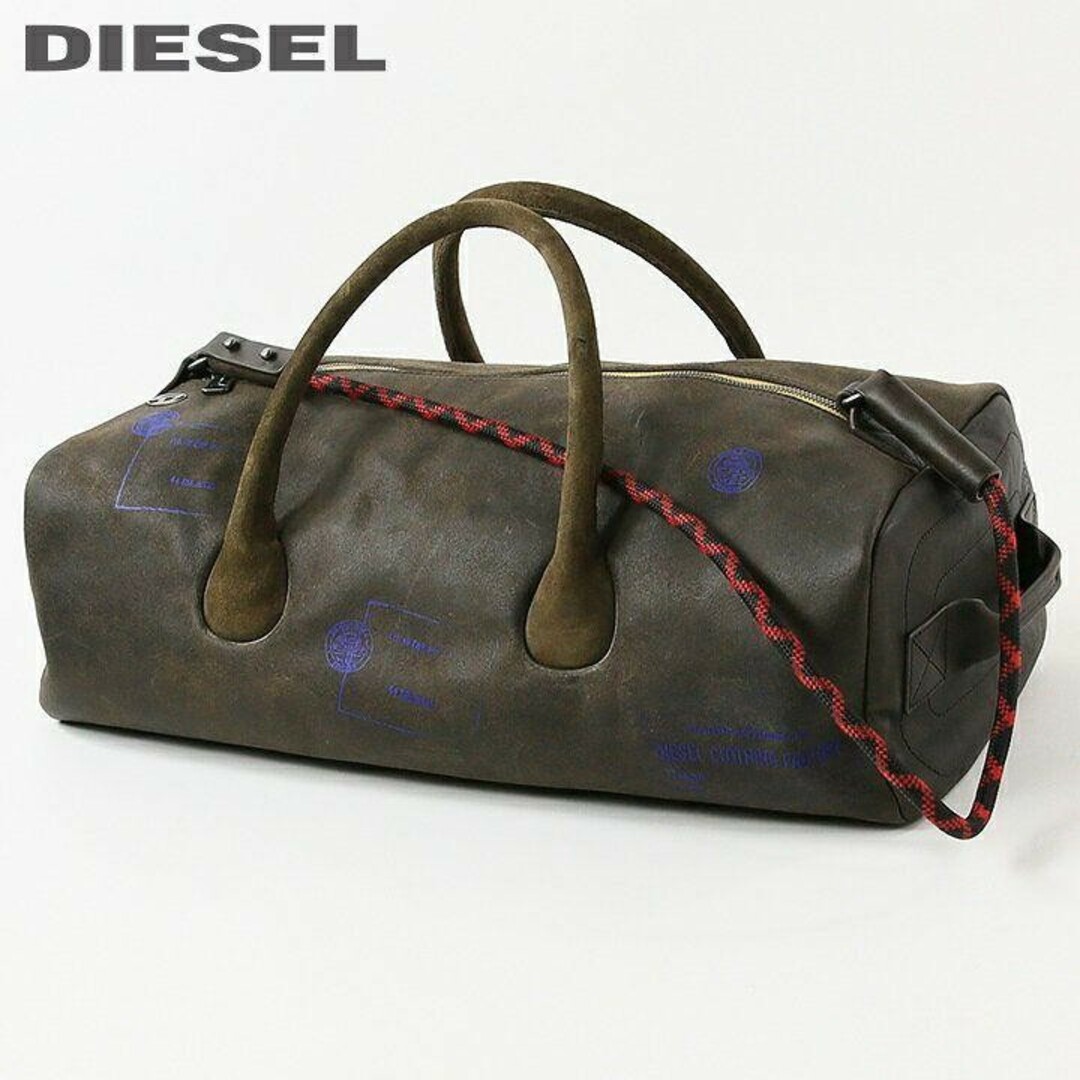 DIESEL ディーゼル ボストンバッグ レザー トラベルバッグ ...