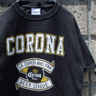 コロナ(コロナ)のCorona Extra BEER ラベルロゴ オフィシャル 古着 Tシャツ(Tシャツ/カットソー(半袖/袖なし))