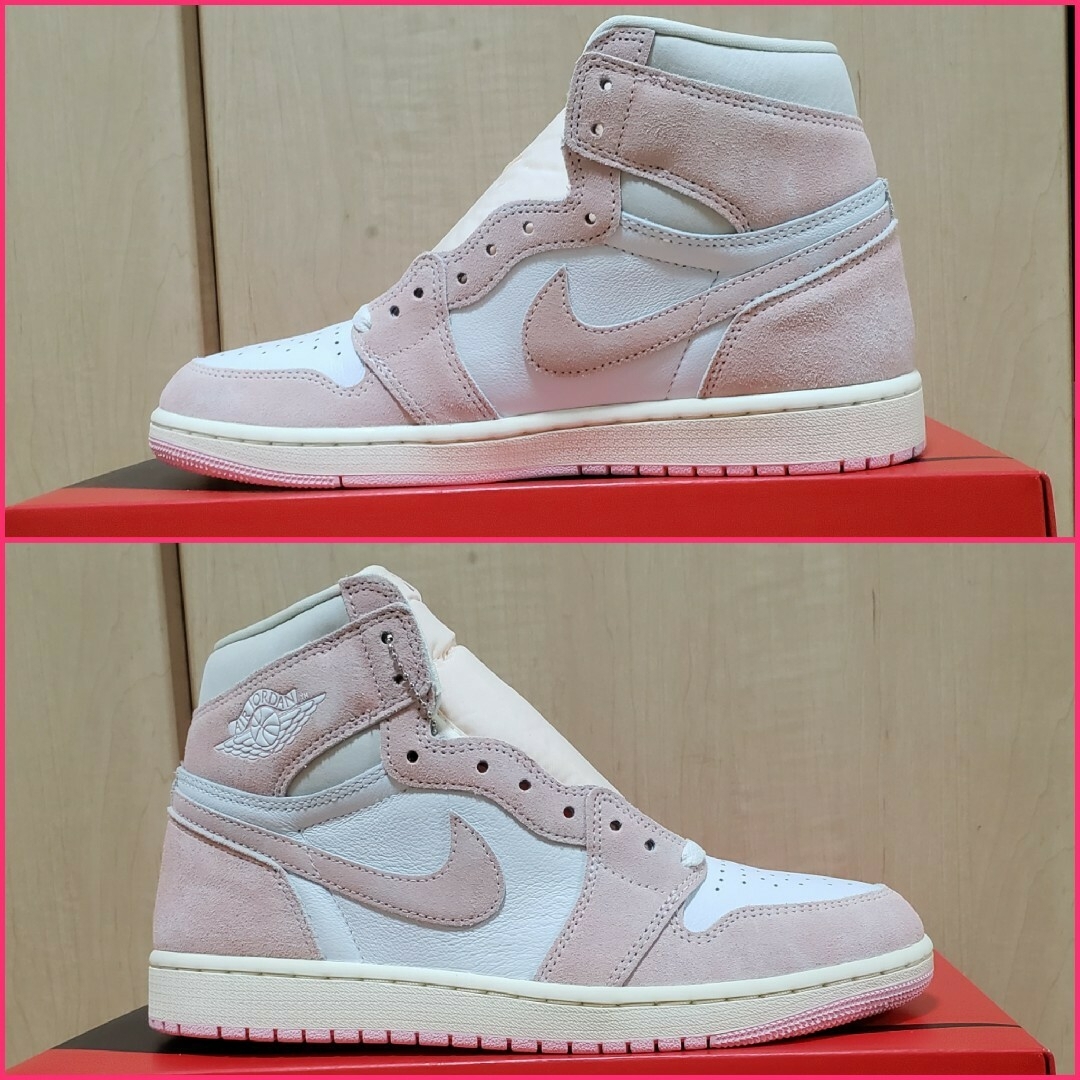 Jordan Brand（NIKE）(ジョーダン)の新品未使用/AIR JORDAN1RETRO HI OG/WASHED PINK メンズの靴/シューズ(スニーカー)の商品写真