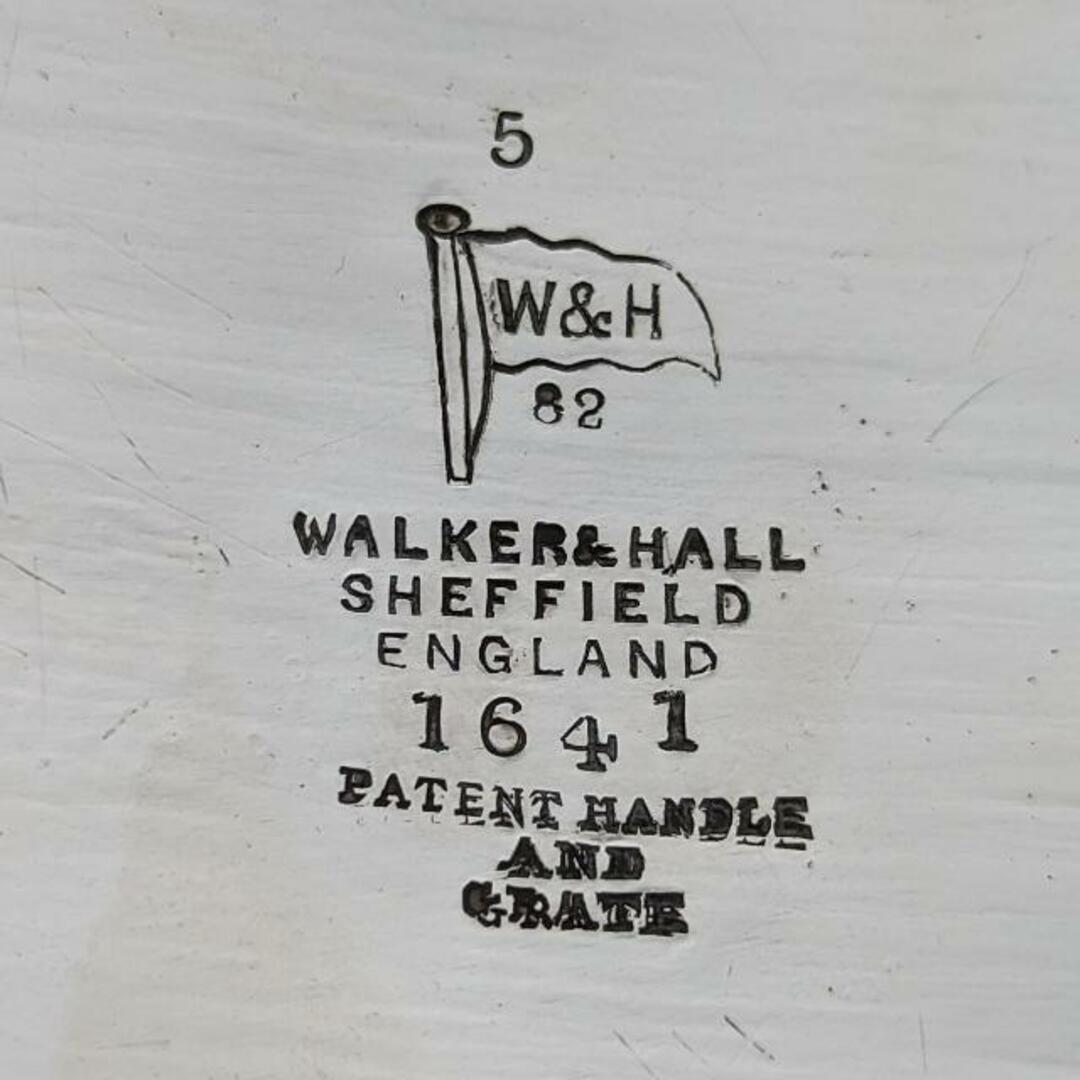 1895年頃 英国アンティーク シルバープレート製ティーポット Walker & Hall