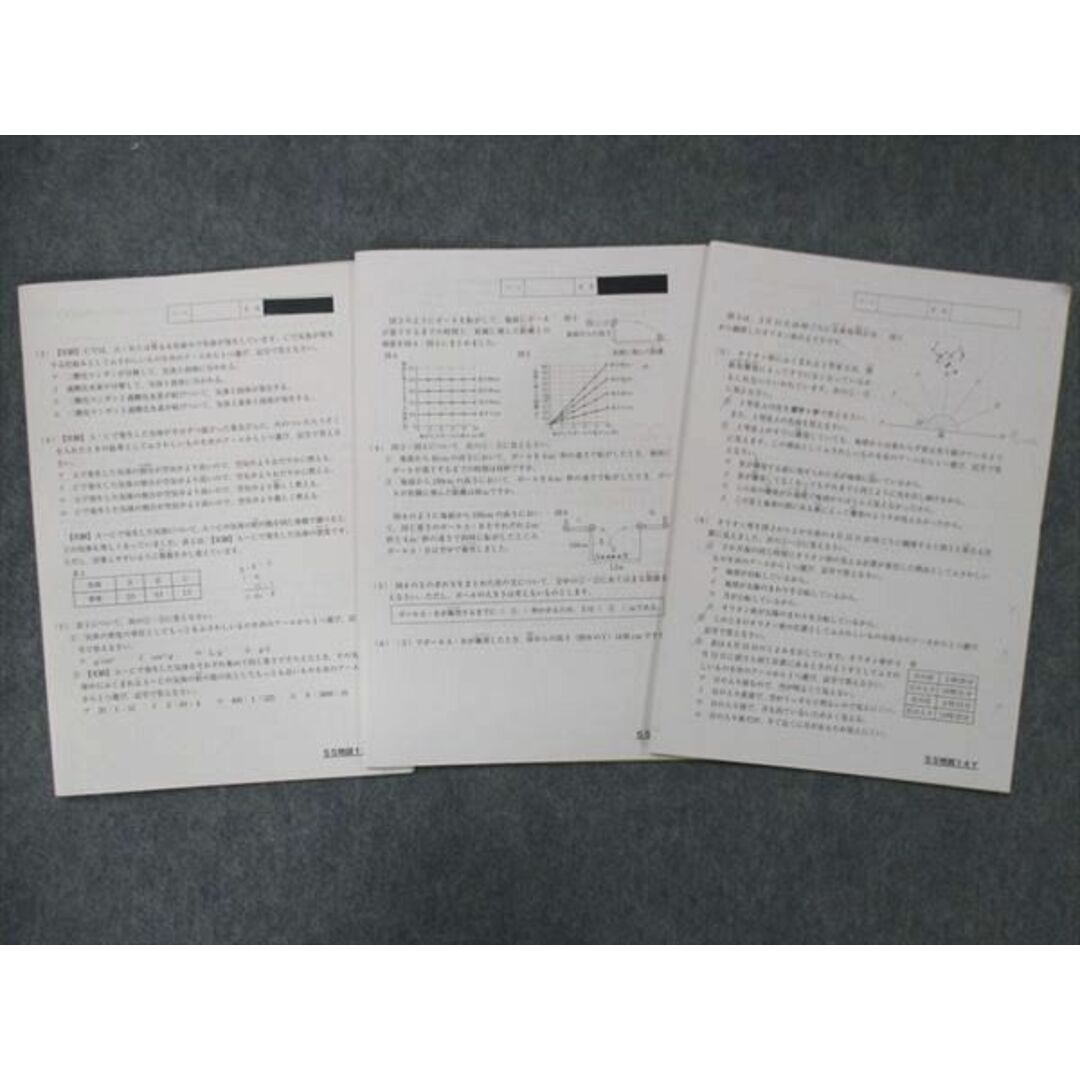 UF14-132 SAPIX SS特訓 WG/昼テスト/入試実戦演習 2021 23S2D