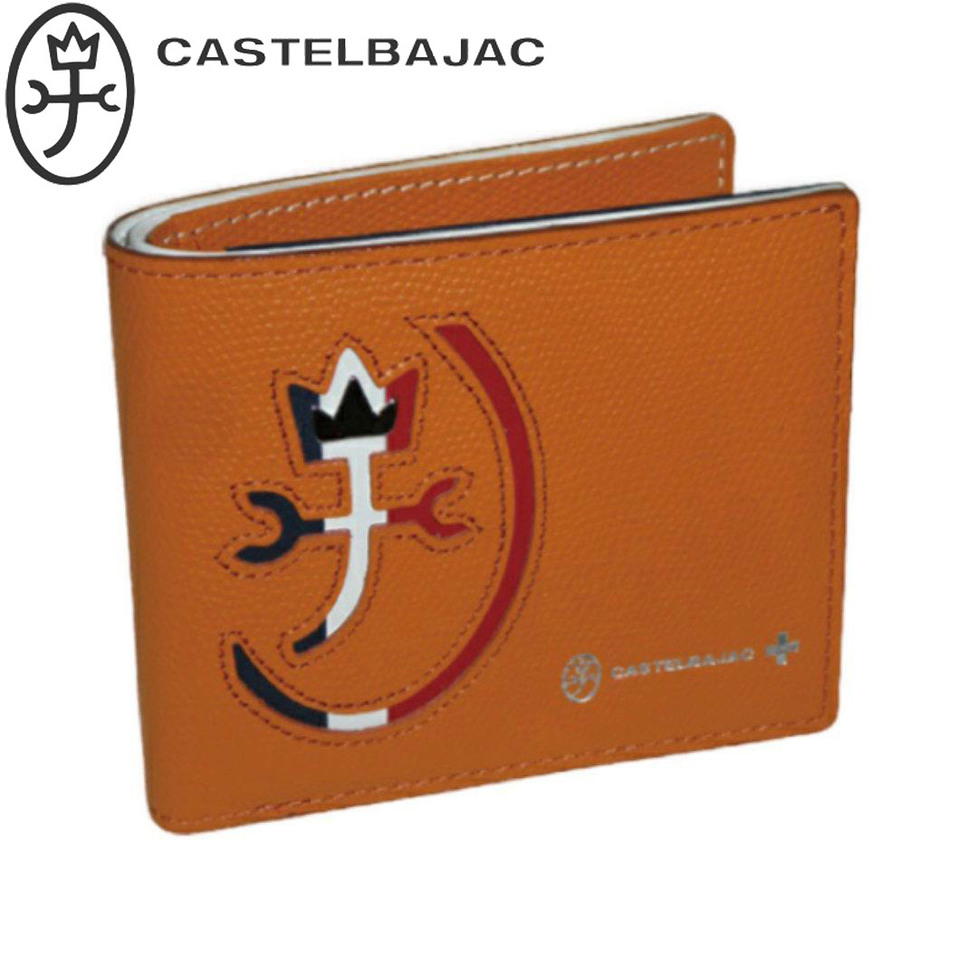 CASTELBAJAC(カステルバジャック)のカステルバジャック カルネ 二つ折り財布 032613 オレンジ メンズのファッション小物(折り財布)の商品写真